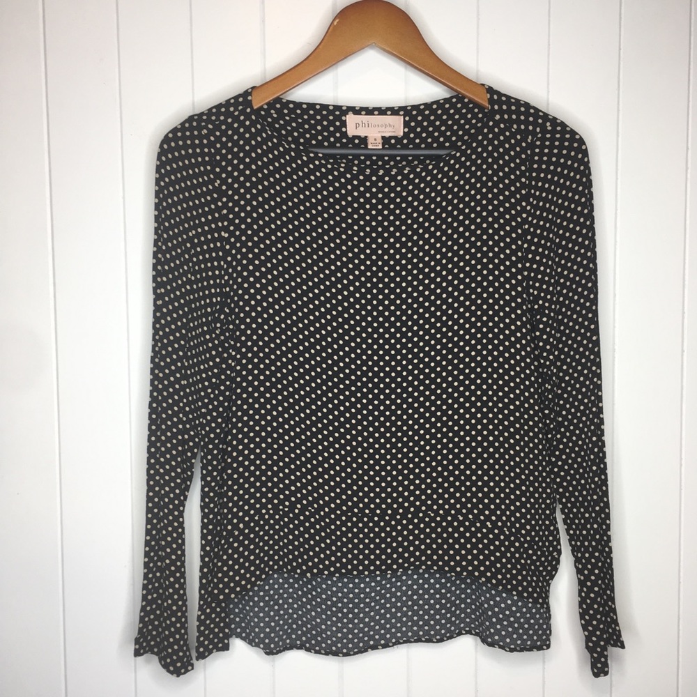 Philosophy Polka Dot Blouse